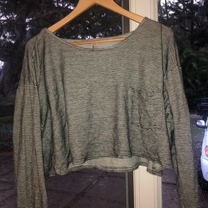 American Apparel Cropped Long Sleeve